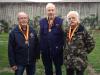 Pistolet 25 mètres : Jacques Cherpillod 3e, Charles Durand 1er et Antoin Boissier 2ème