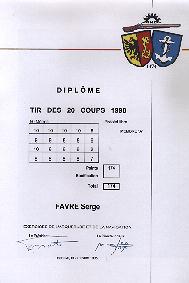 Dipl�me 20 coups